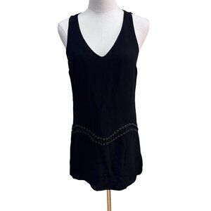 EUC Ramy Brook Black Sleeveless Studded Mini Dress Size S (Estimated)
